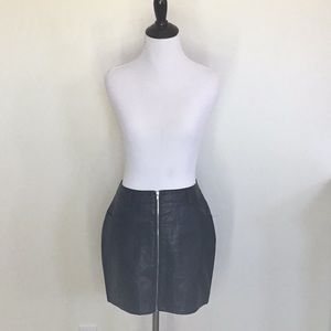 Like leather skirt